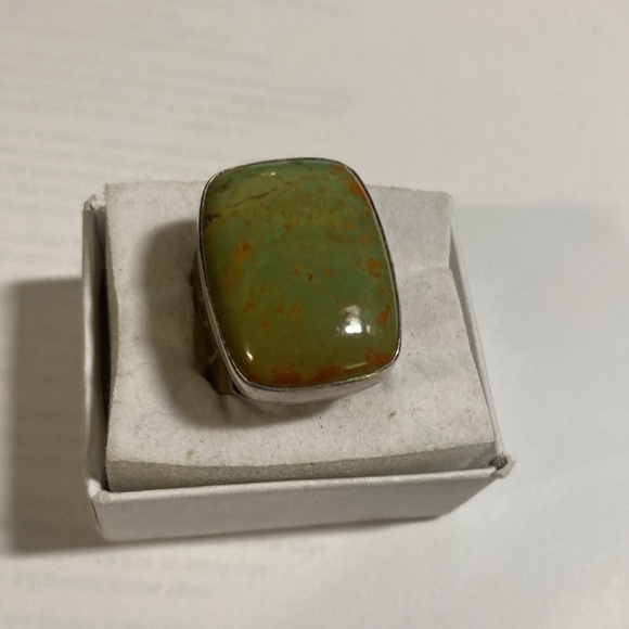 925 gaspeite Jay king ring - Picture 7 of 7